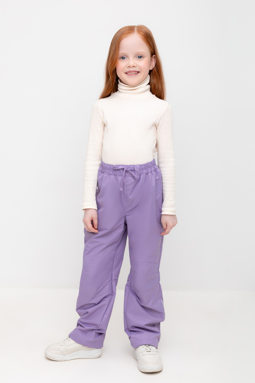 Брюки утепленные для девочки, артикул: ВК 46015/24/6 УЗГ, цвет: фиолетовый