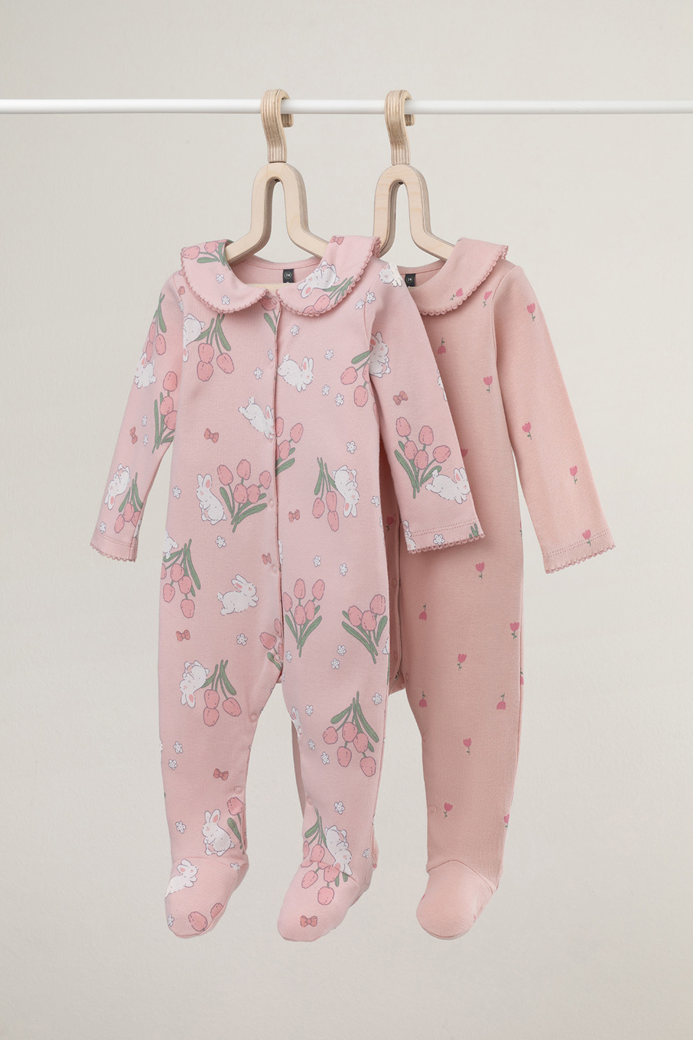 Комбинезон для новорожденных, артикул: К 6538-2уп, цвет: розовый