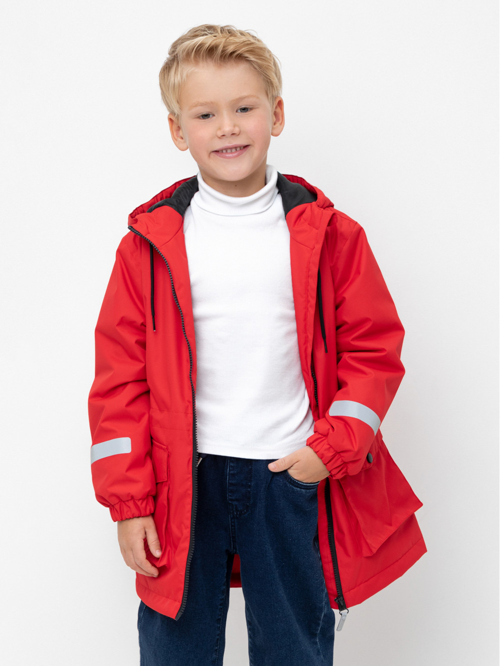 Куртки для мальчика, артикул: ВК 30148/1 УЗГ, цвет: красный