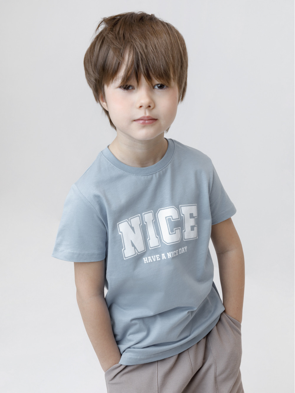 Футболка для мальчика, артикул: К 301914, цвет: синий