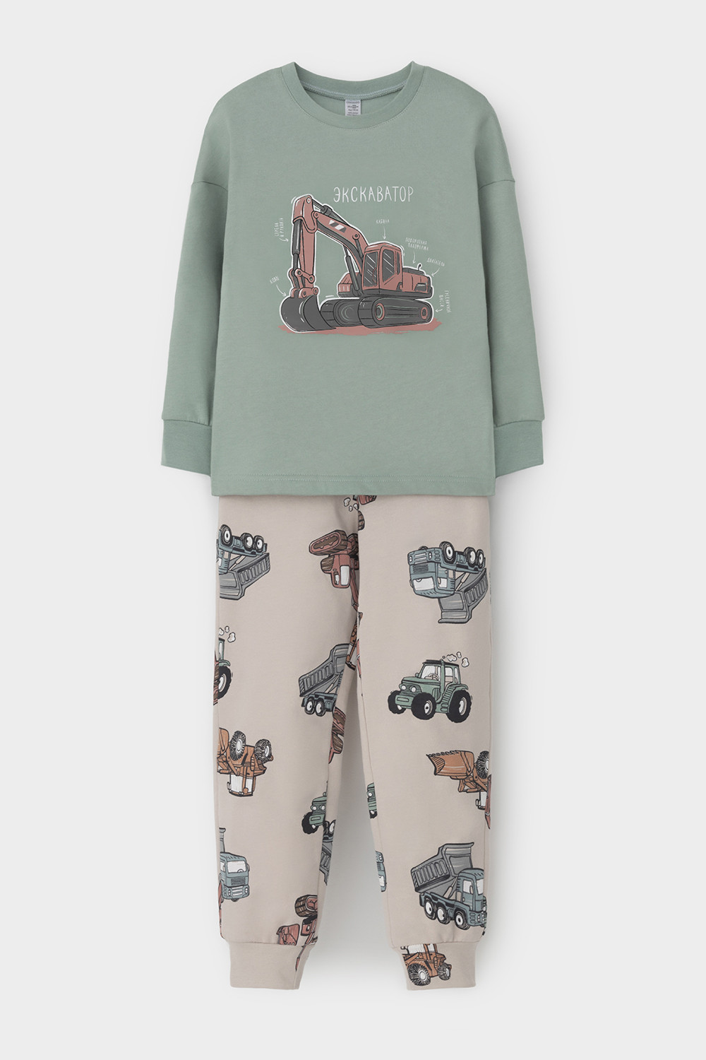 Пижама для мальчика, артикул: К 1567, цвет: минт