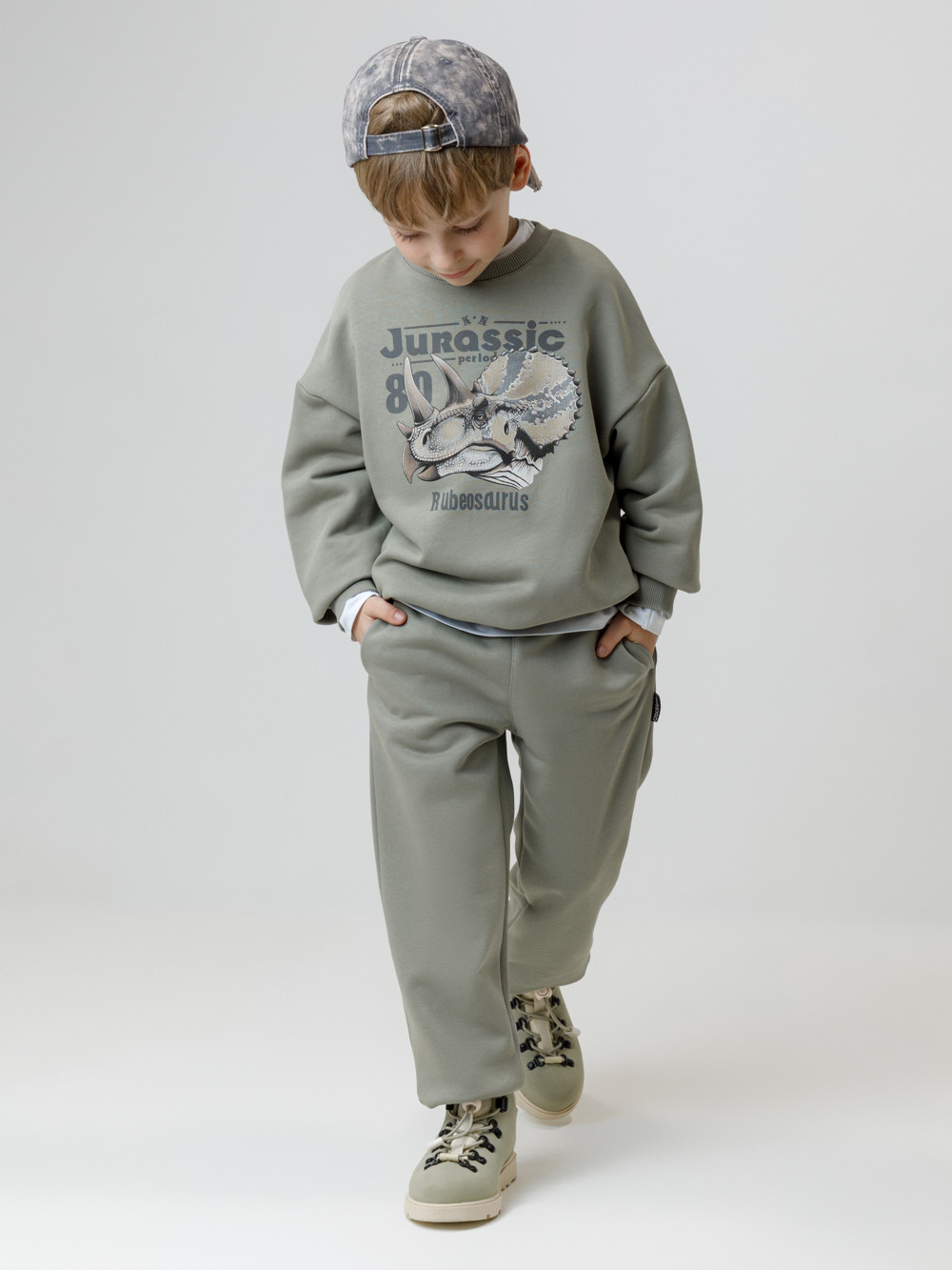 Брюки для мальчика, артикул: КР 400857, цвет: хаки