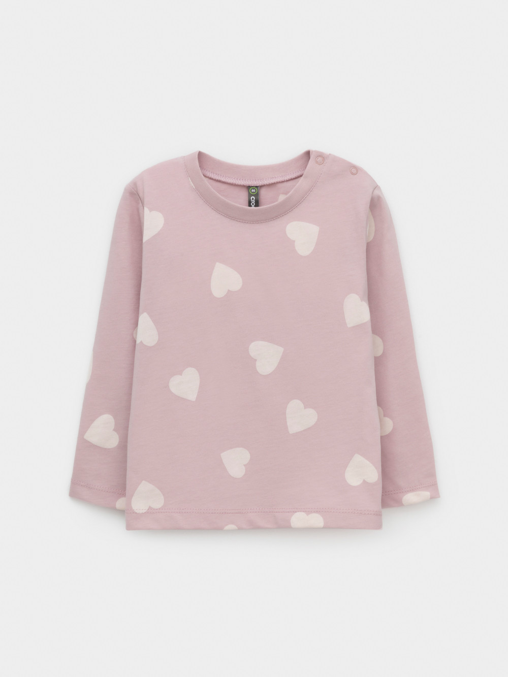 Лонгсливы для девочки, артикул: КР 302829, цвет: розовый