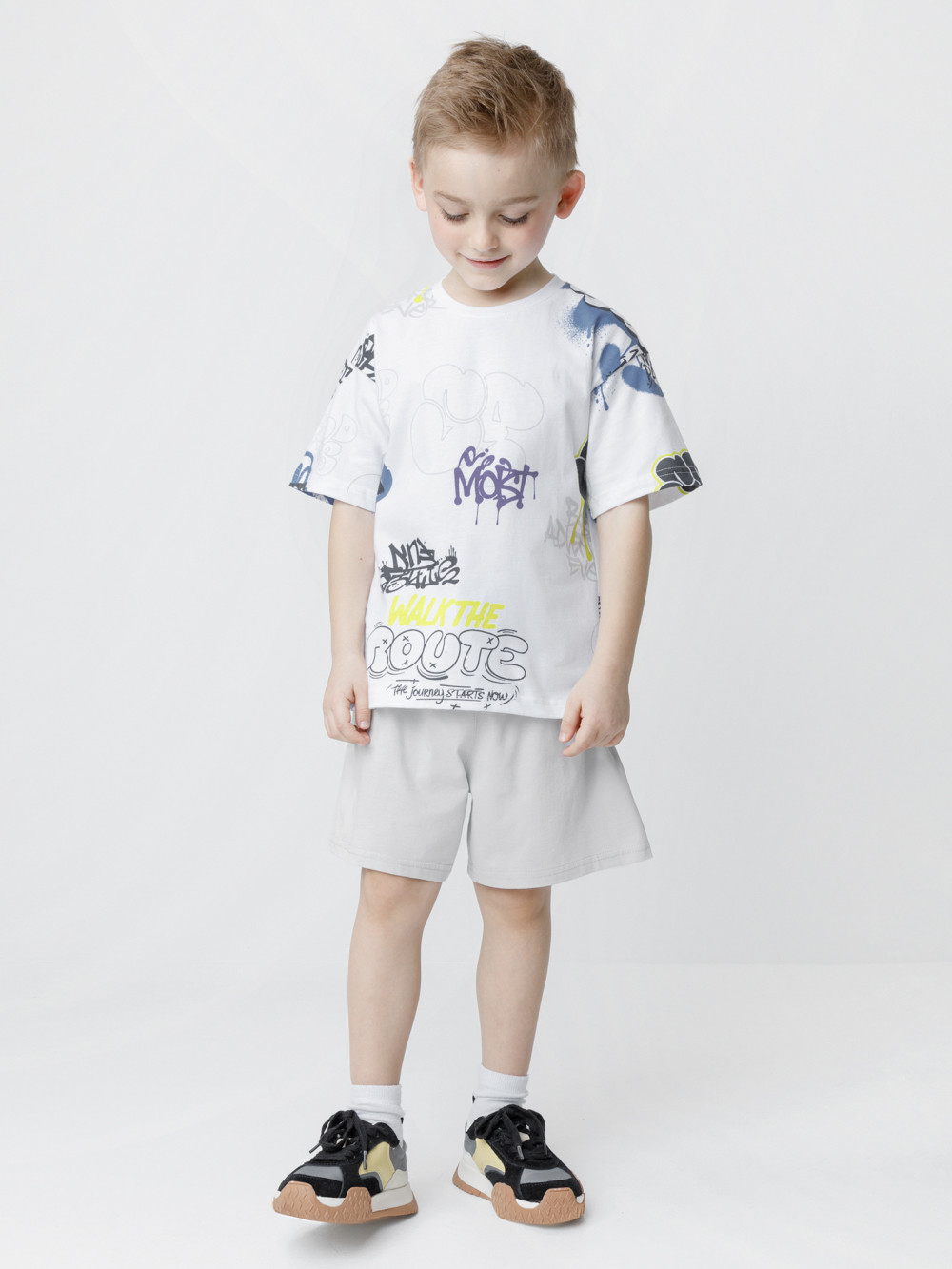 Шорты для мальчика, артикул: КР 400933, цвет: светло-серый5