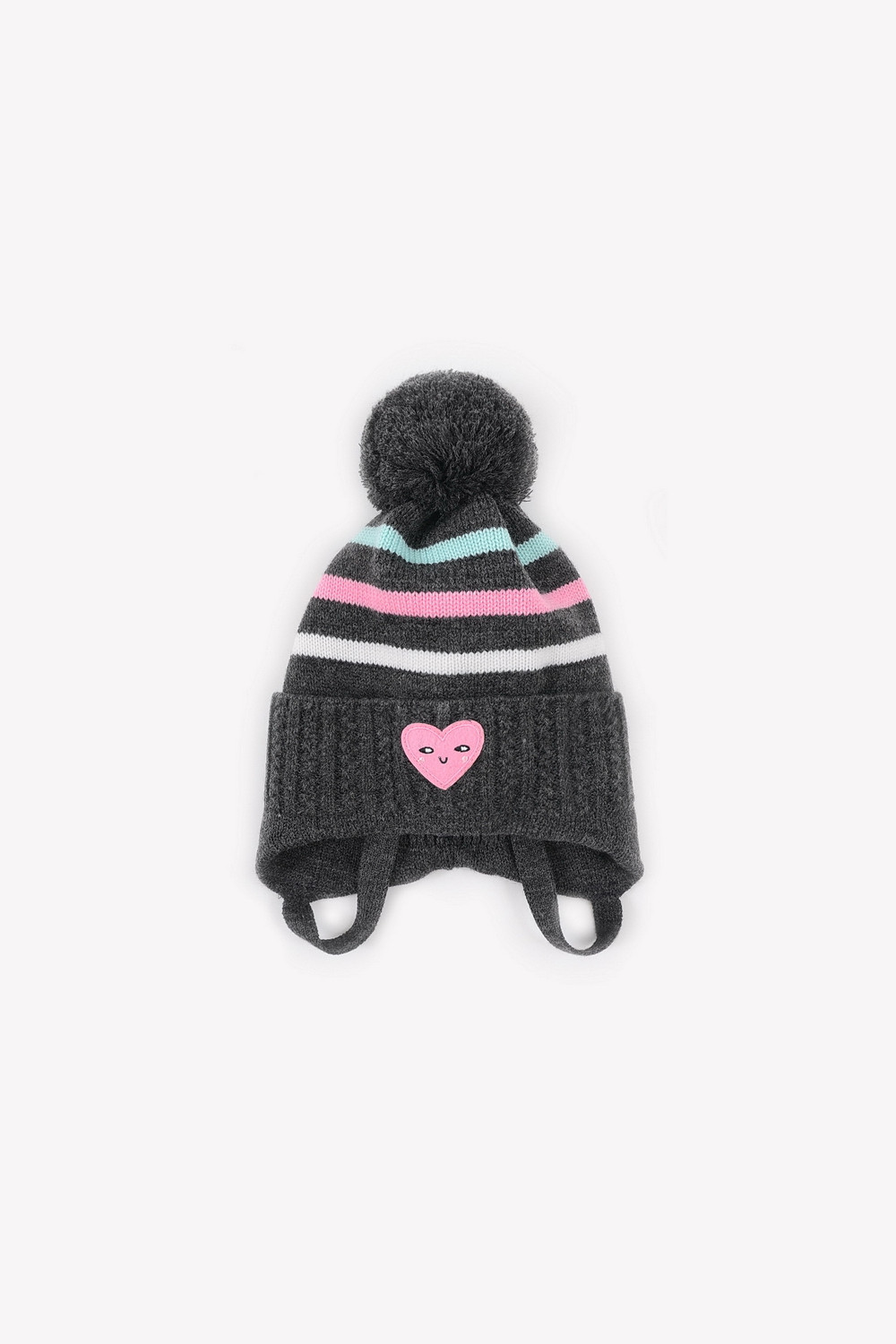 Шапка для девочки, артикул: КВ 20336/ш, цвет: серый