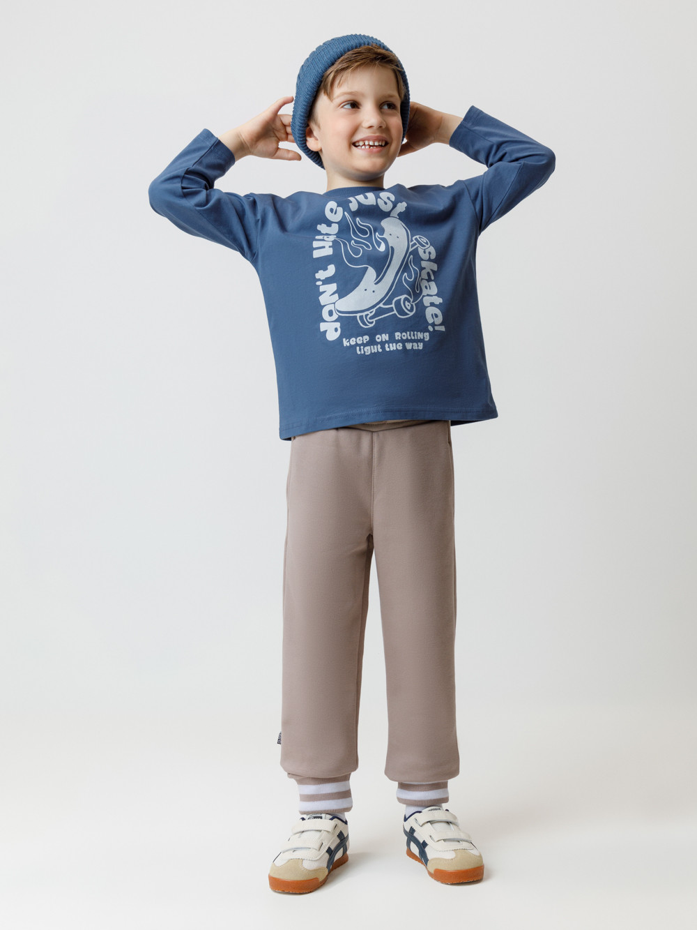 Брюки для мальчика, артикул: КР 400784, цвет: коричневый