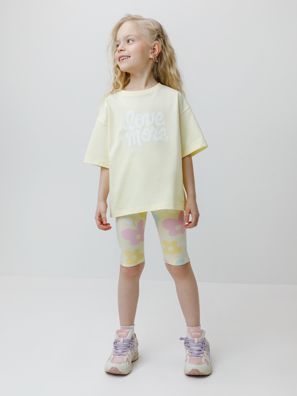 Велосипедки для девочки, артикул: КР 4036, цвет: желтый