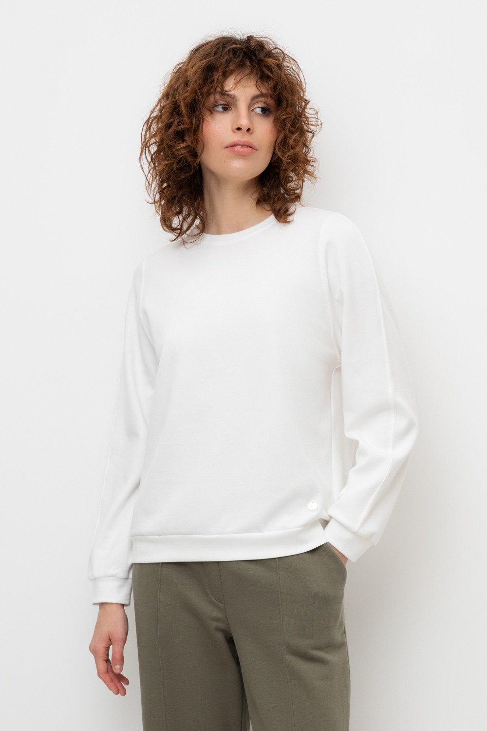 Джемперы женские для мам, артикул: ЕВТ 3244, цвет: бежевый