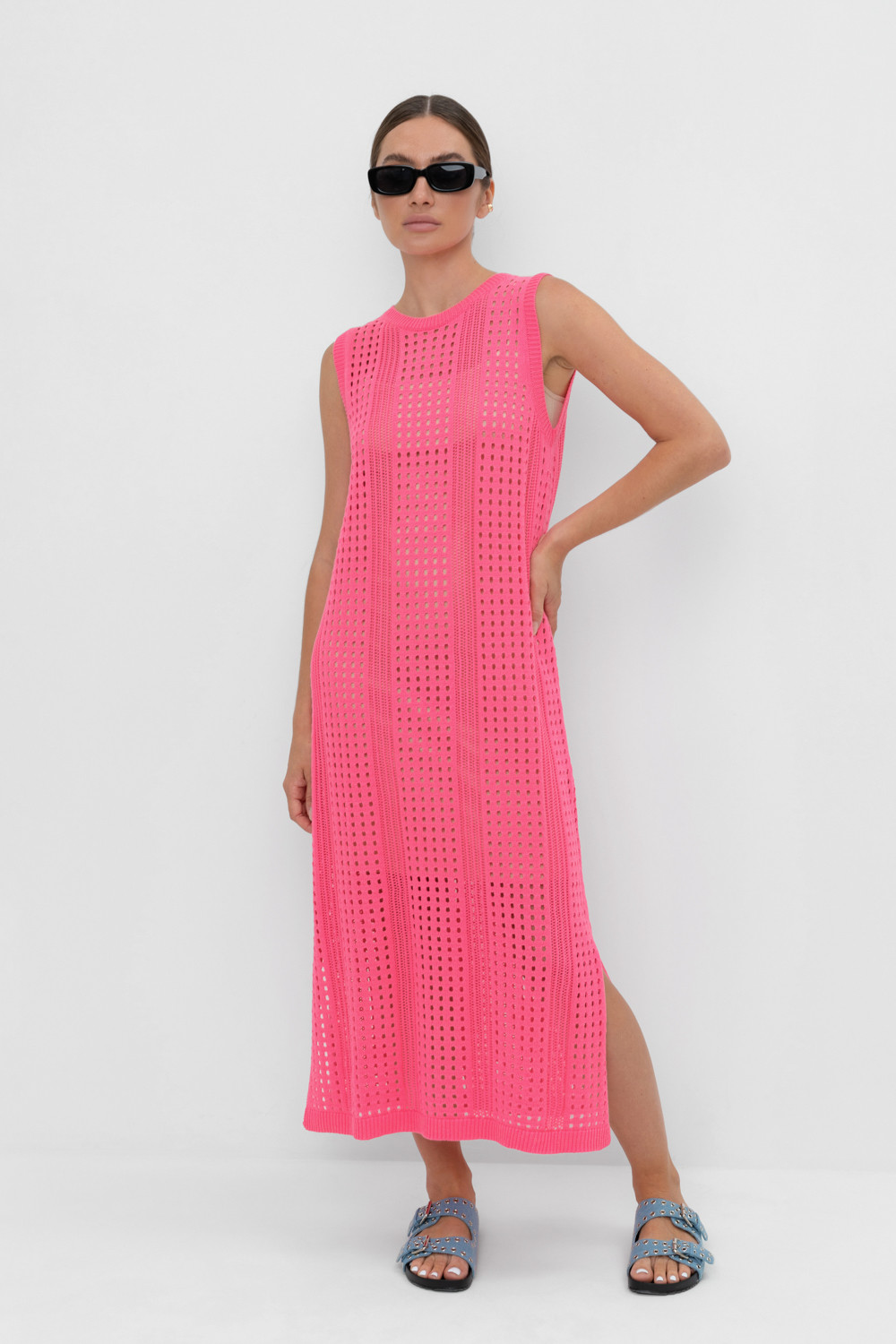 Платья женские для мам, артикул: ЕВ 522, цвет: розовый