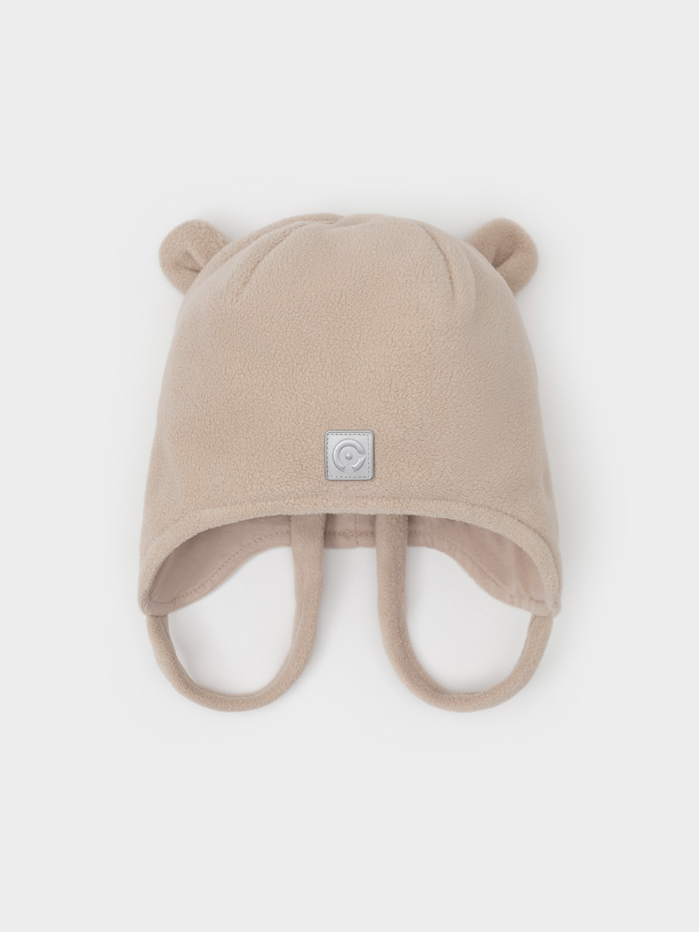 Шапка для девочки, артикул: ФЛ 80012/25/2 ГР, цвет: светло-бежевый