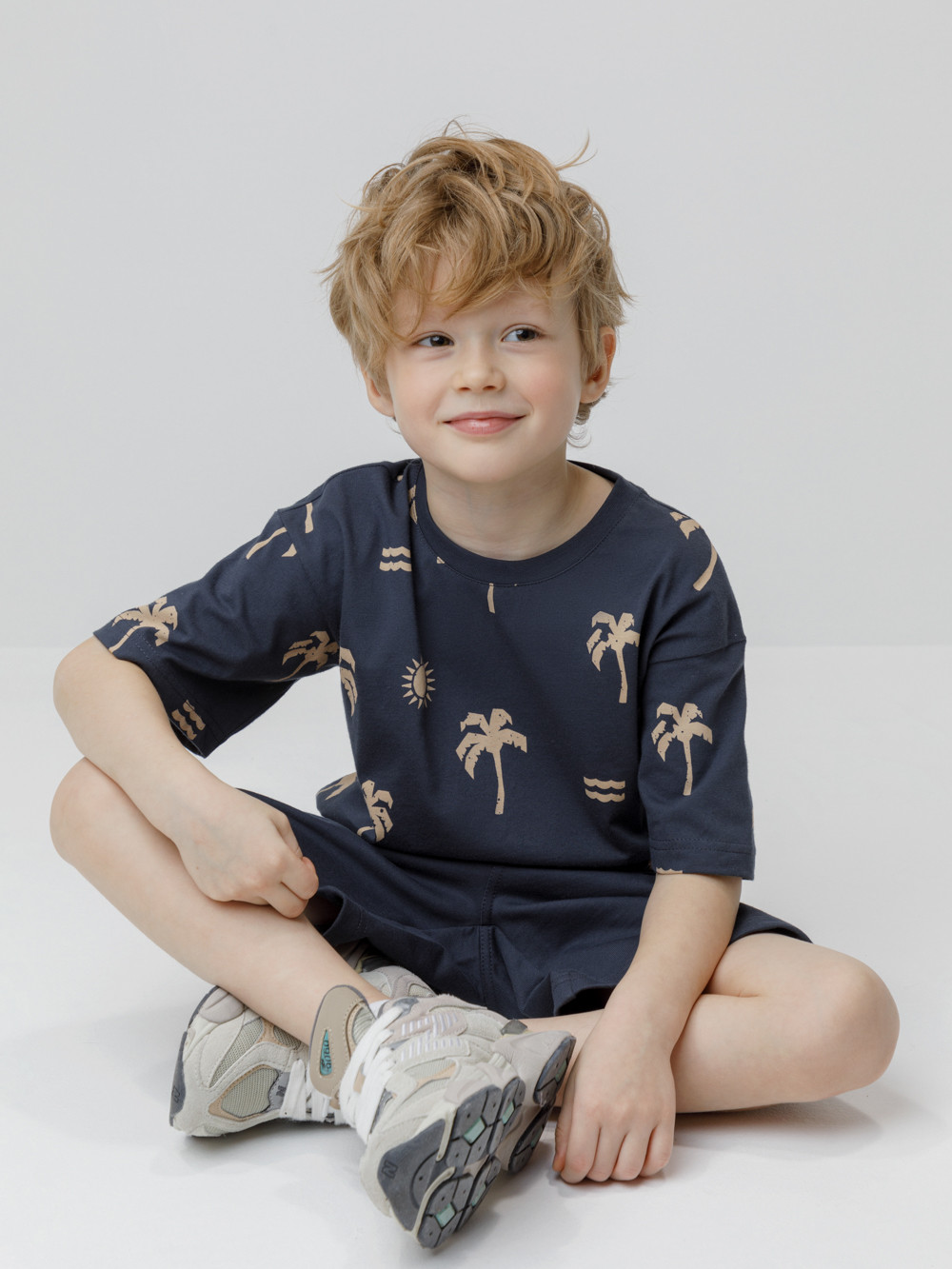 Футболка для мальчика, артикул: КР 302979, цвет: темно-синий