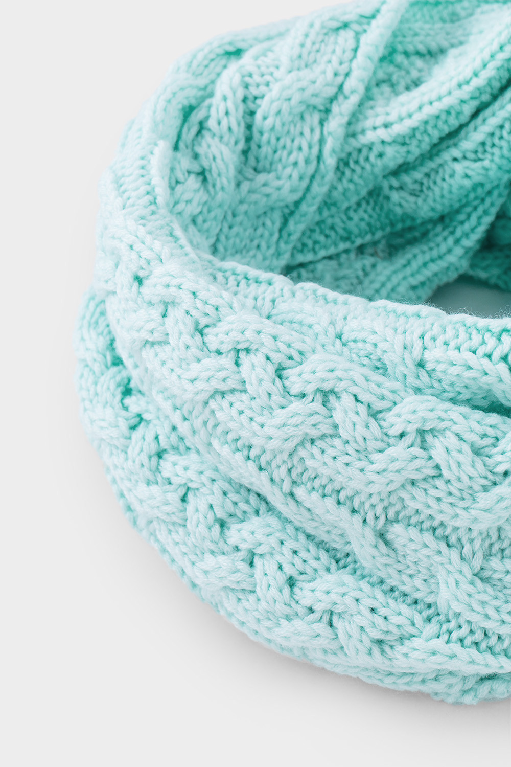 Шарф для девочки, артикул: КВ 15005/ш, цвет: бирюзовый