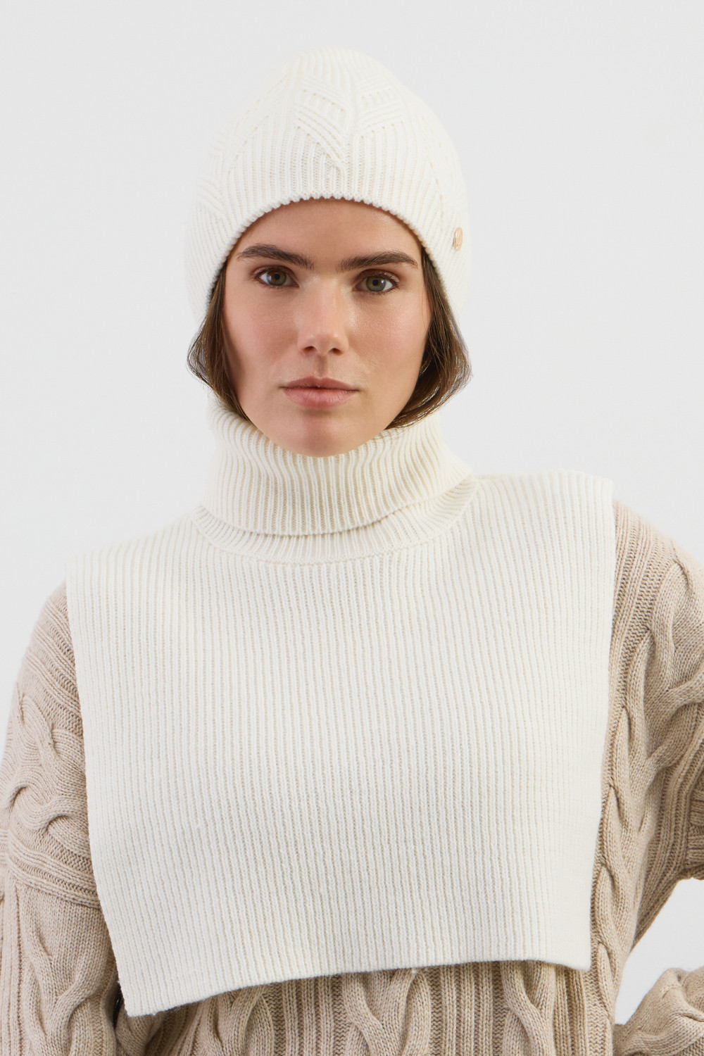 Шапки для мам, артикул: ЕВ 20022/ш, цвет: белый