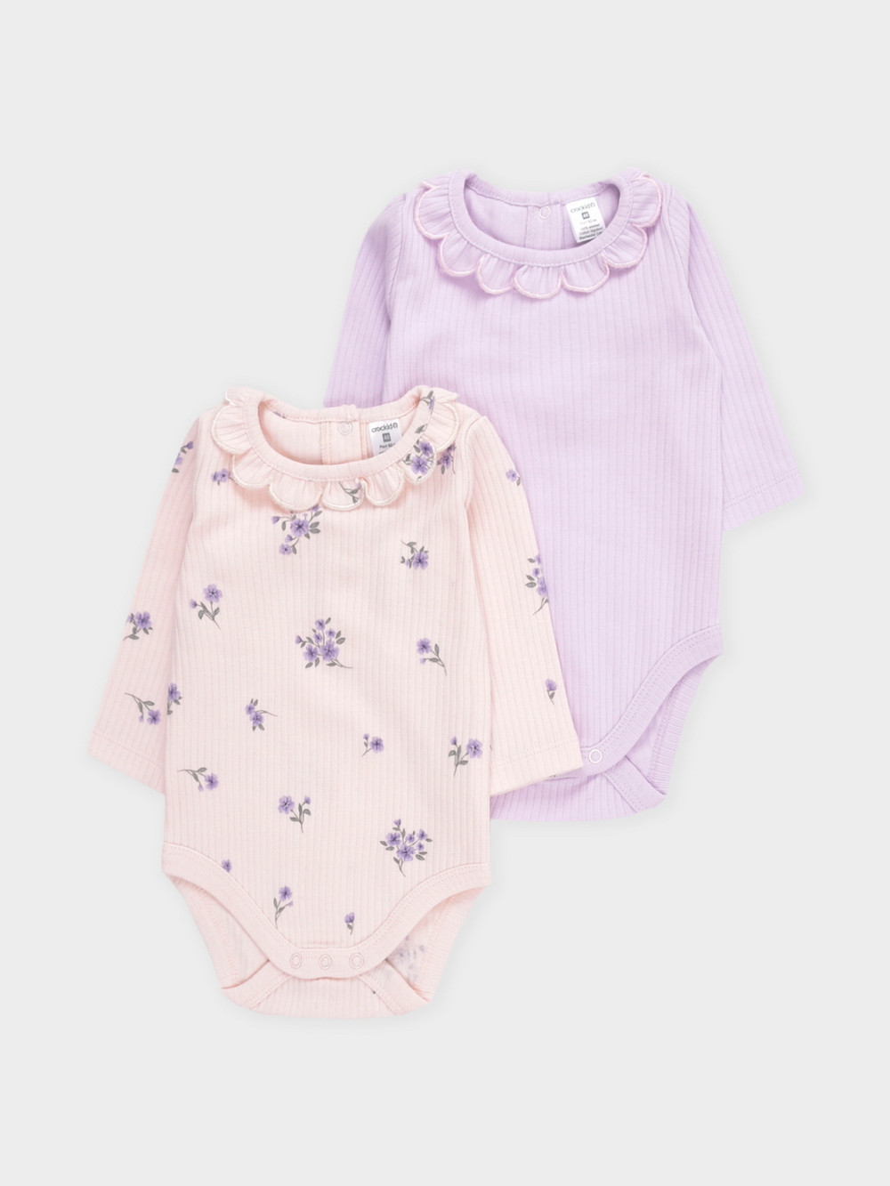 Боди для новорожденных, артикул: К 6554-2уп, цвет: фиолетовый