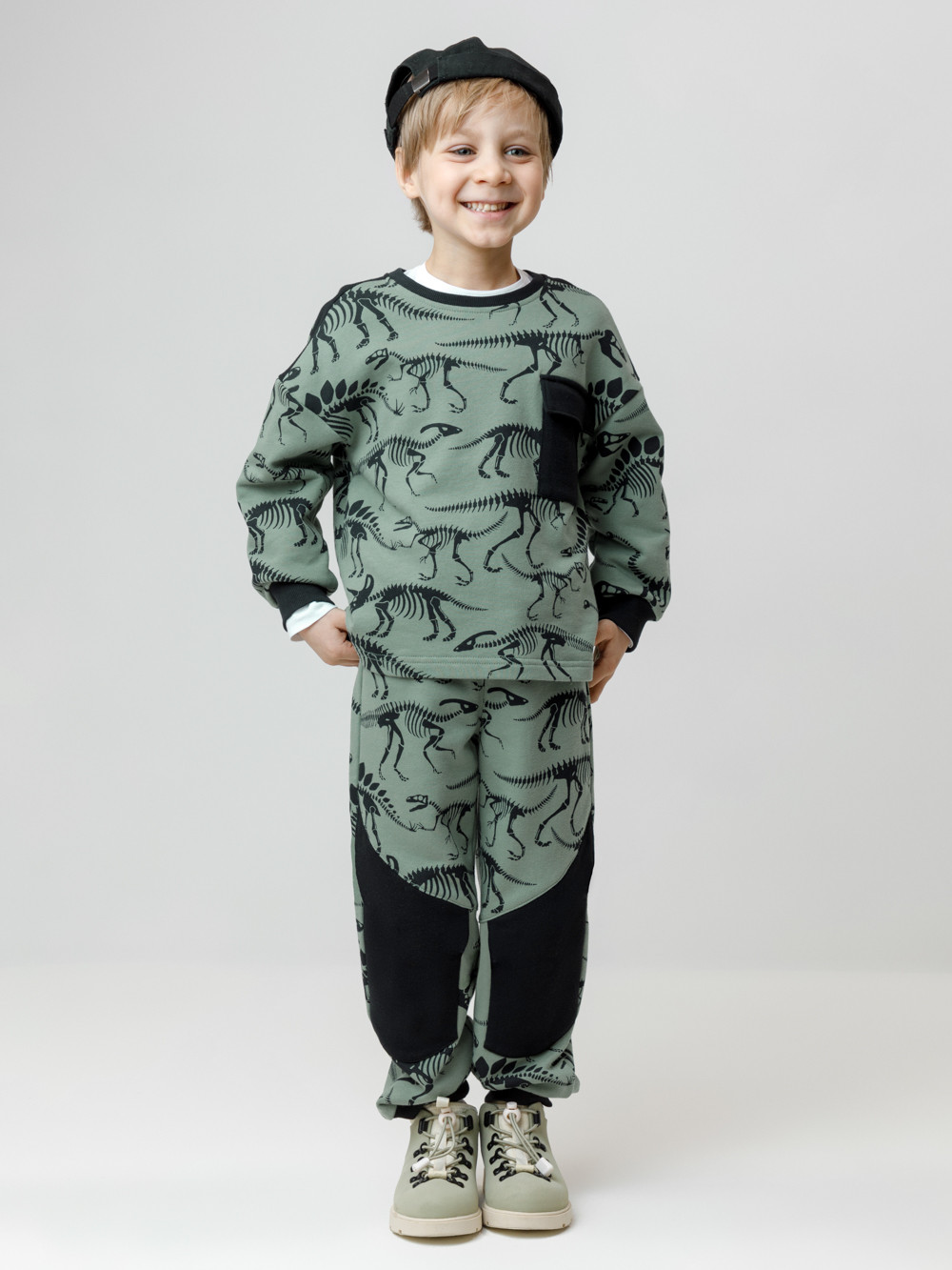 Брюки для мальчика, артикул: КР 400825, цвет: хаки