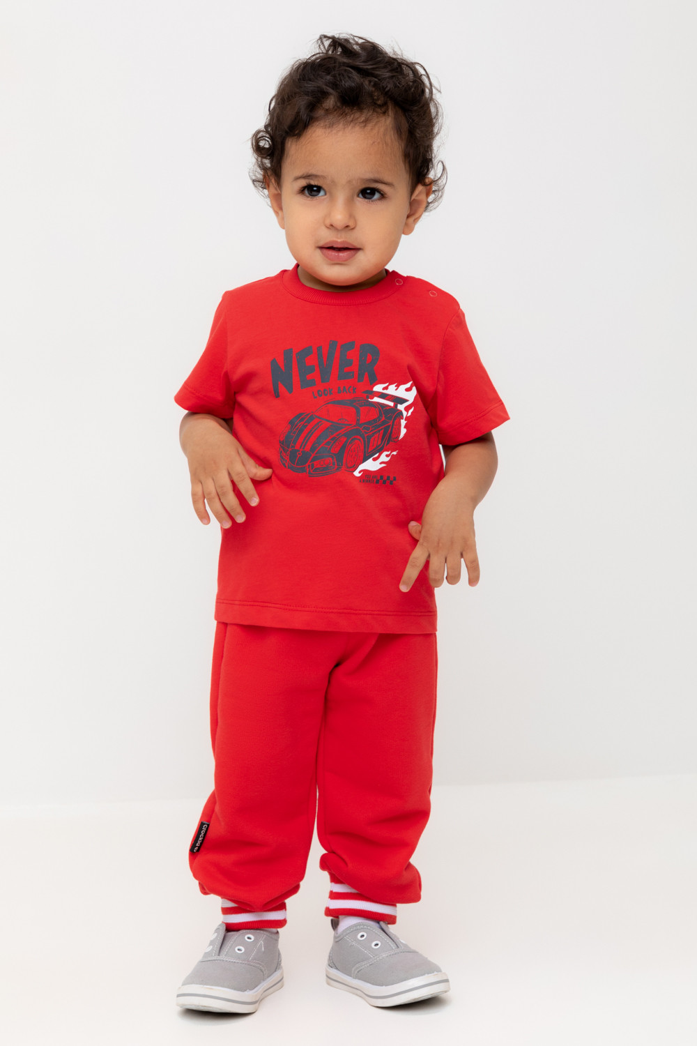 Брюки для мальчика, артикул: КР 400809, цвет: красный