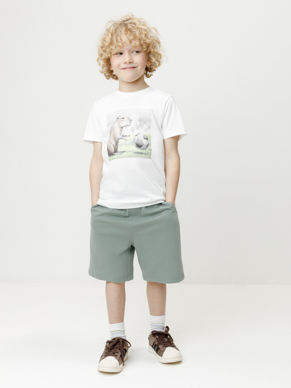 Шорты для мальчика, артикул: КР 400911, цвет: хаки