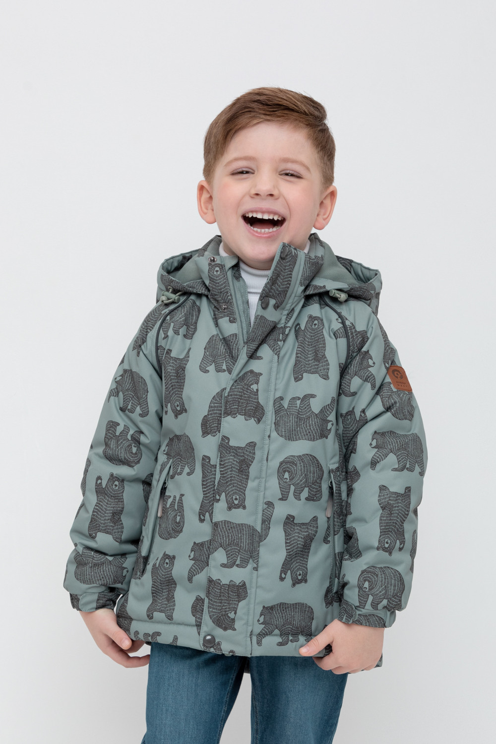 Куртки для мальчика, артикул: ВК 36084/н/1 Ал, цвет: зеленый