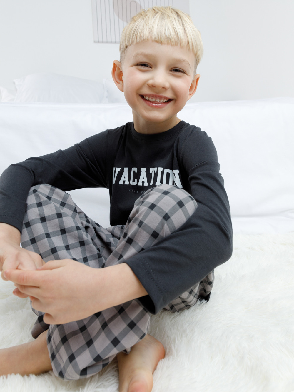 Пижама для мальчика, артикул: К 1600, цвет: черный3