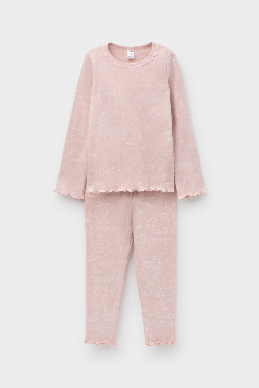 Пижама для девочки, артикул: К 1601/24, цвет: розовый