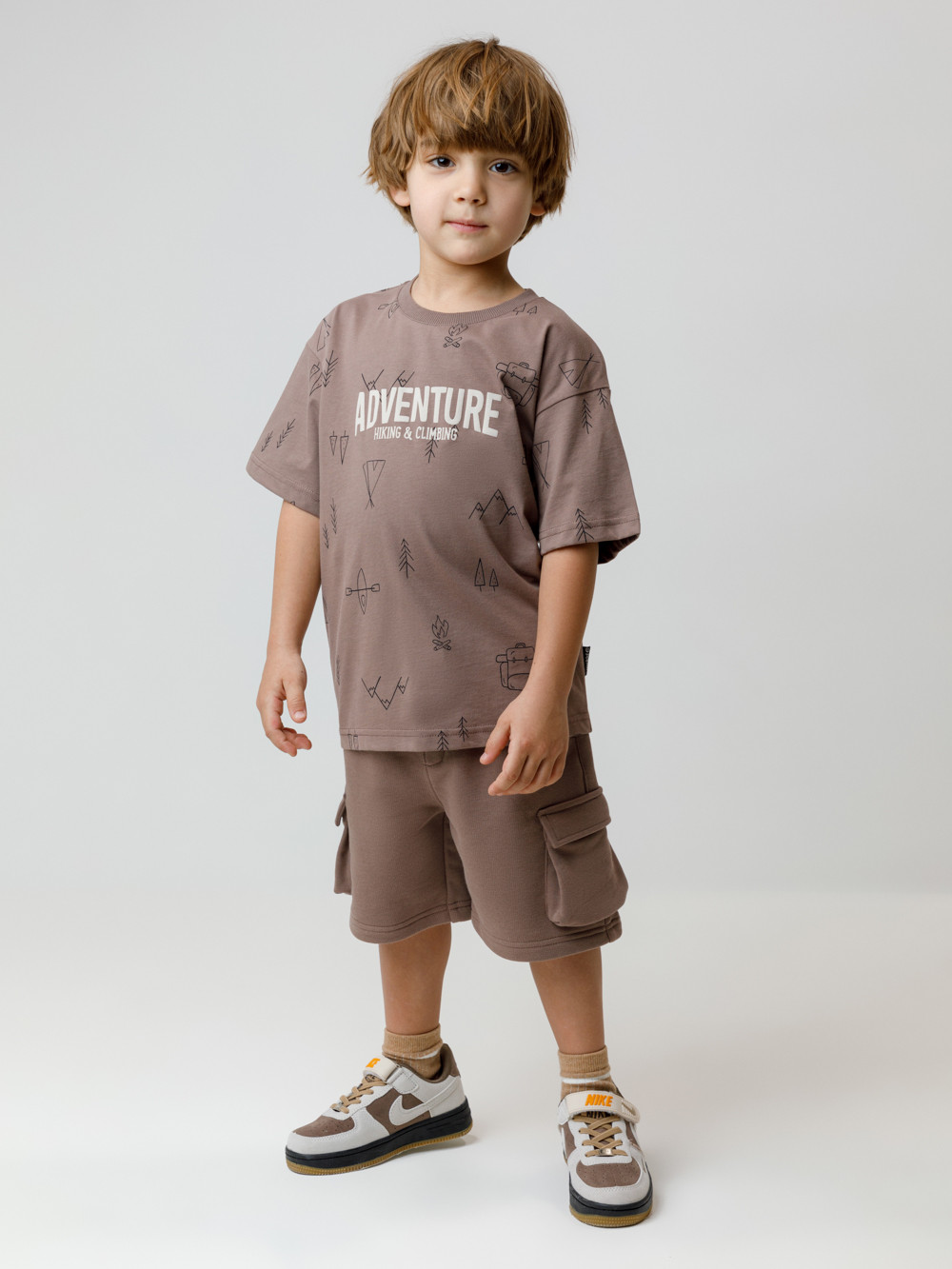 Шорты для мальчика, артикул: КР 400828, цвет: коричневый