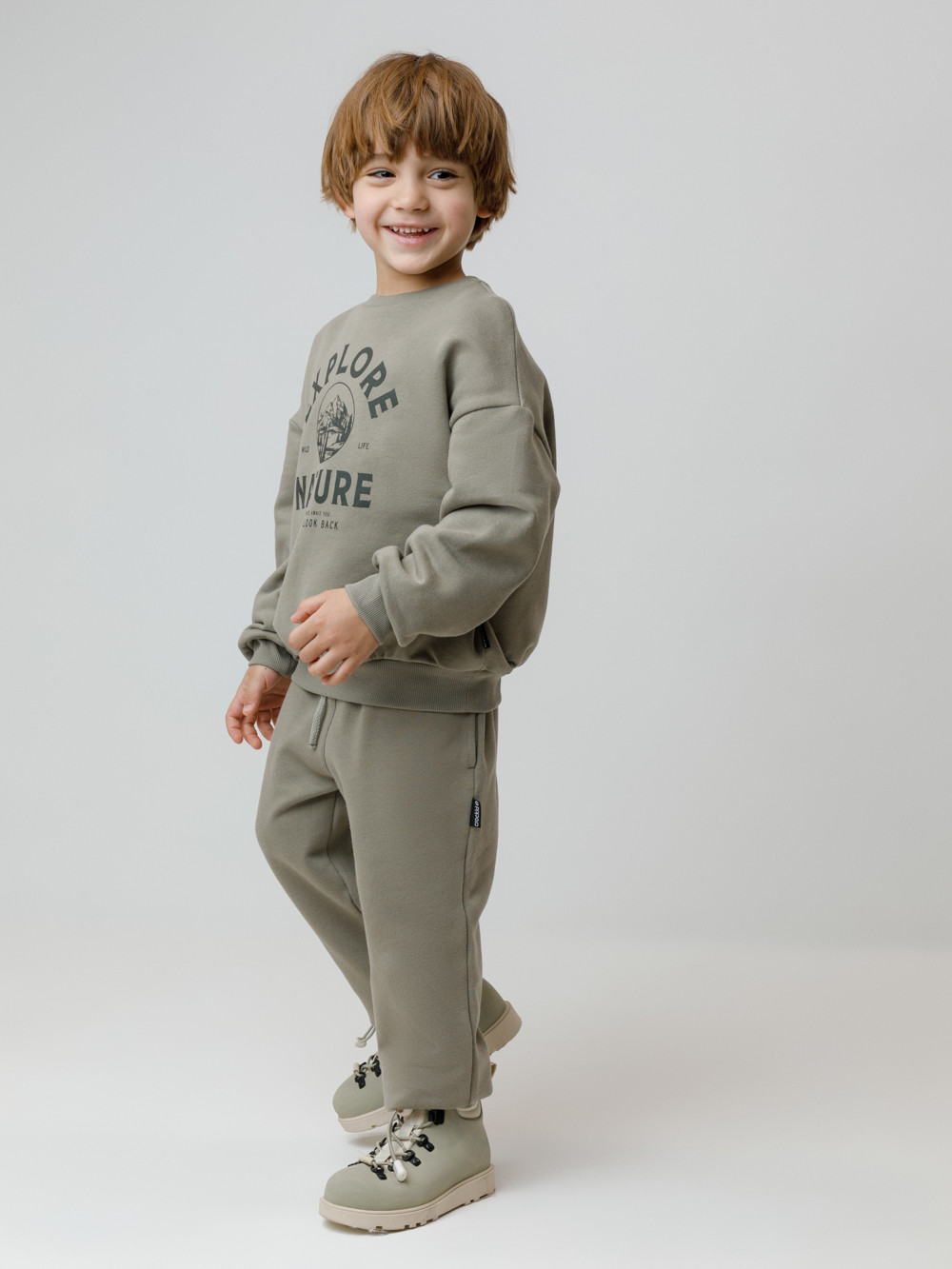 Брюки для мальчика, артикул: КР 400830, цвет: хаки