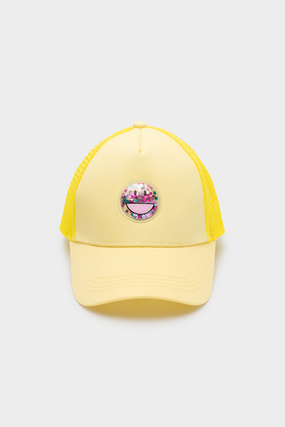 Кепка для девочки, артикул: ТК 80074, цвет: желтый