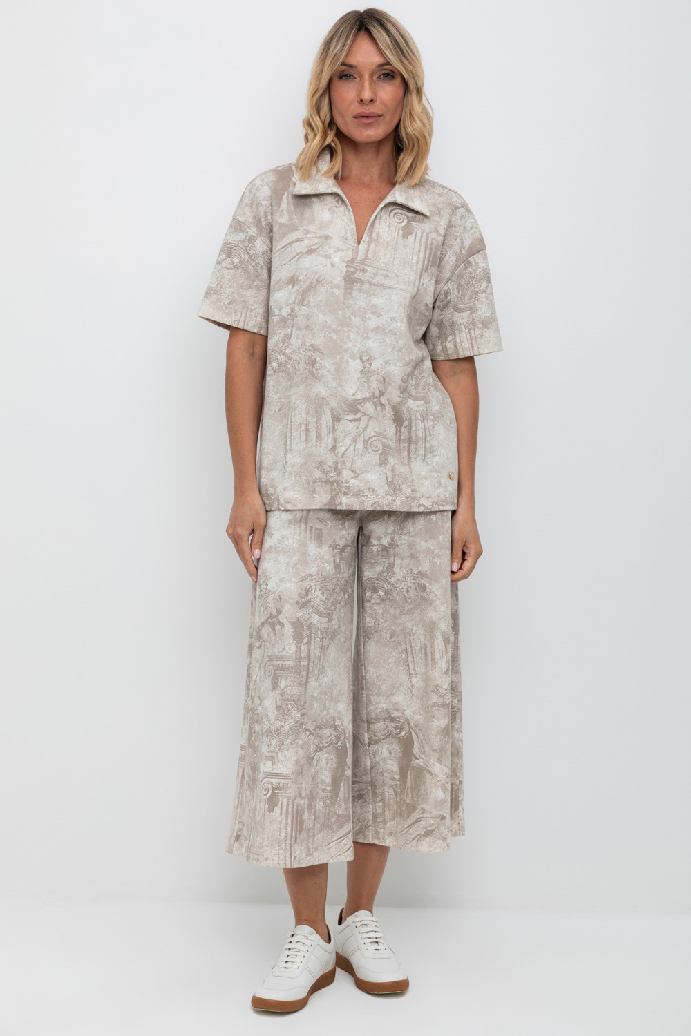 Брюки женские для мам, артикул: ЕВТ 4088, цвет: сливки2