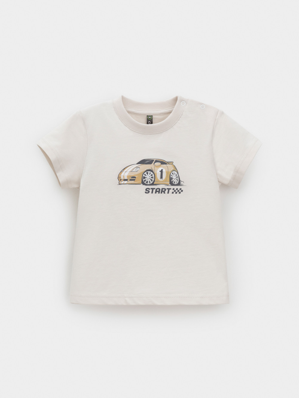 Футболка для мальчика, артикул: КР 302628, цвет: бежевый