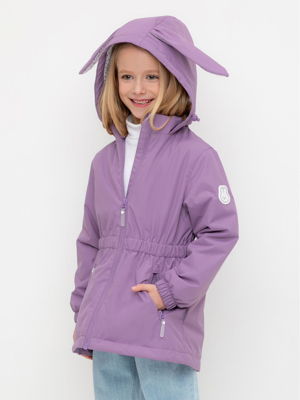 Куртка для девочки, артикул: ВК 32164/5 УЗГ, цвет: бордовый