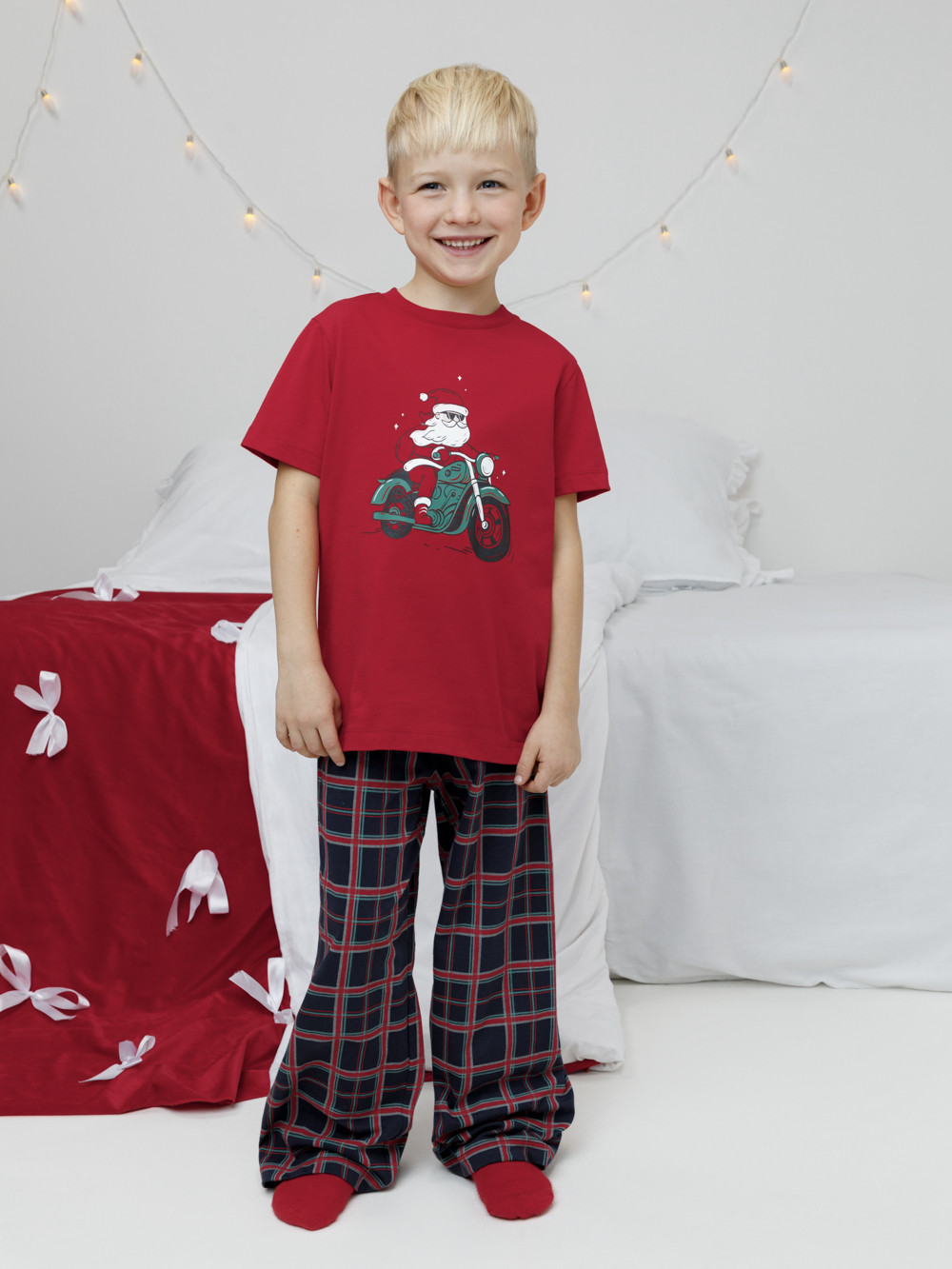 Пижама для мальчика, артикул: К 1599, цвет: красный