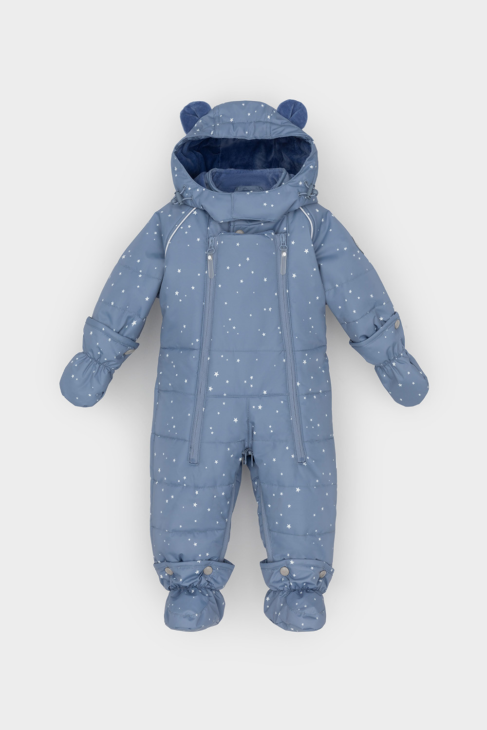 Комбинезоны утепленные для мальчика, артикул: ВК 60094/н/8 УЗГ, цвет: голубой