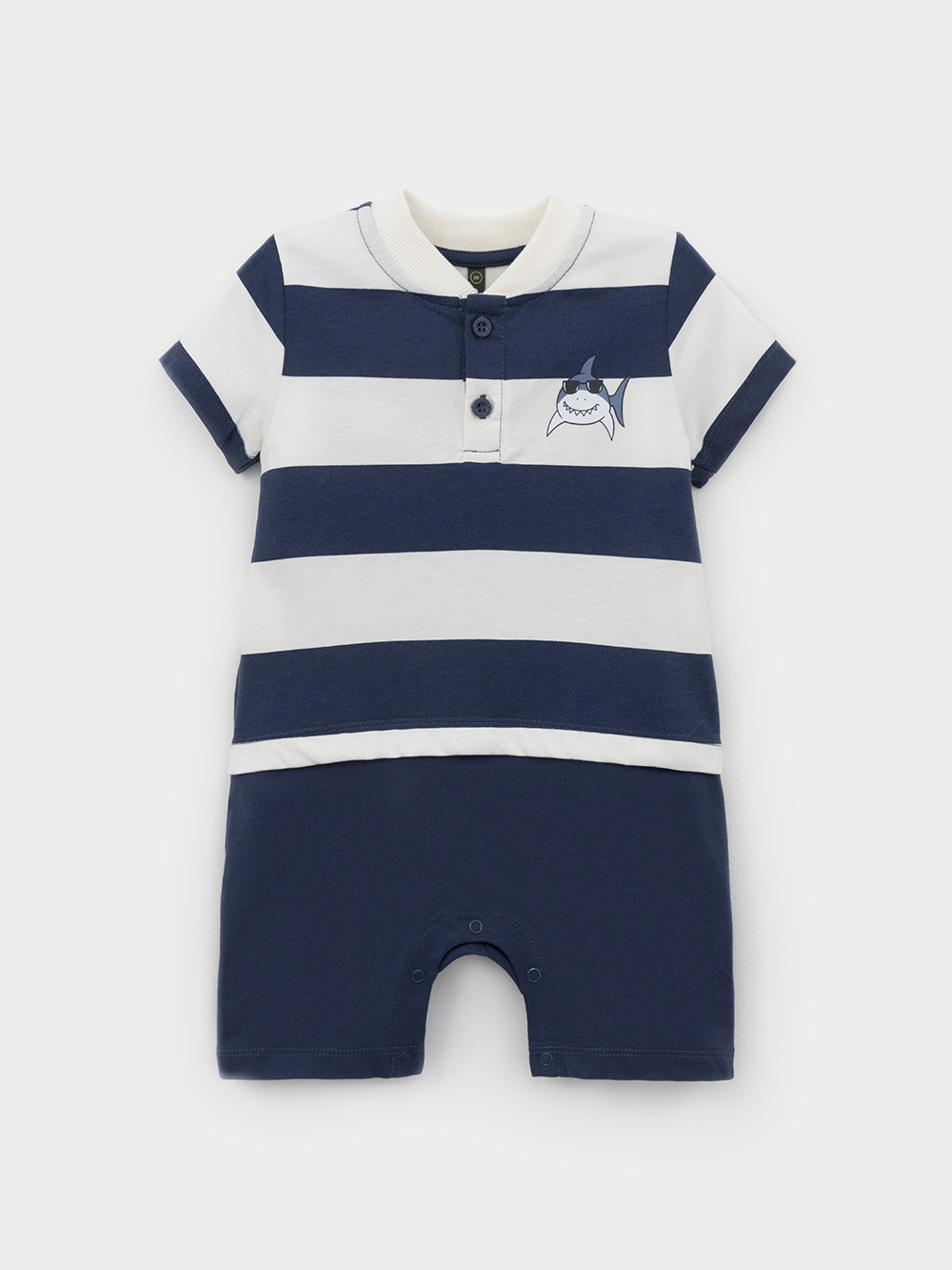 Полукомбинезон для мальчика, артикул: КР 6537, цвет: темно-синий