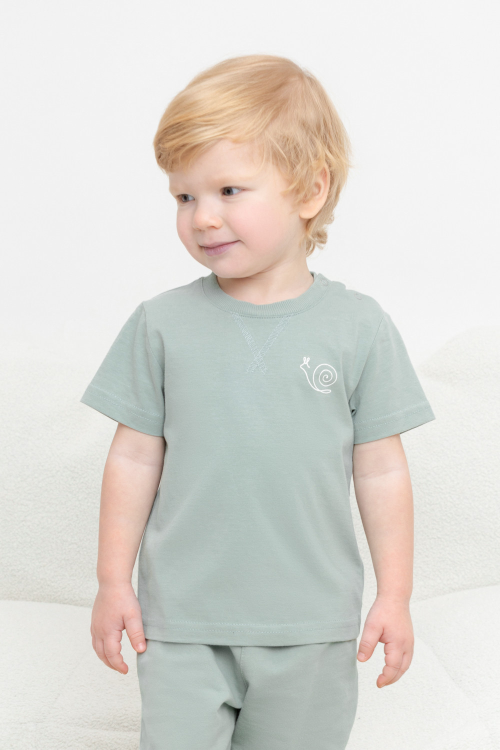 Футболка для мальчика, артикул: КР 302409, цвет: минт