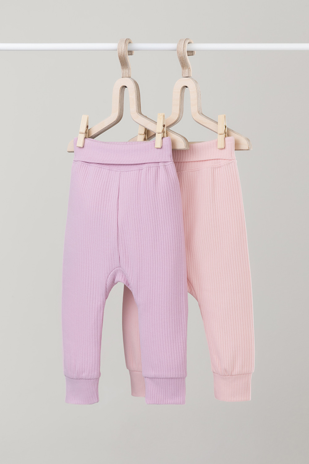 Брюки для новорожденных, артикул: К 400715-2уп, цвет: розовый