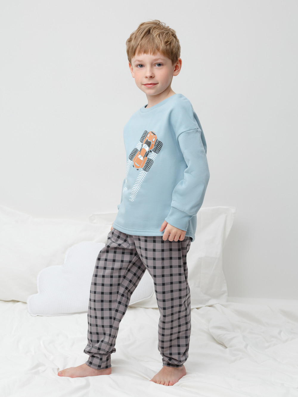 Пижама для мальчика, артикул: К 1567, цвет: голубой
