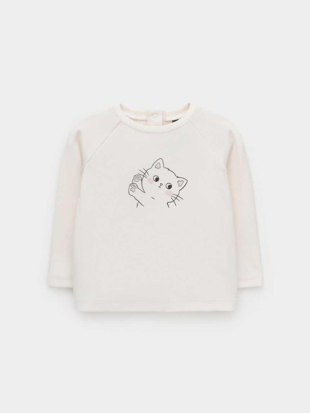 Лонгсливы для девочки, артикул: КР 302825, цвет: светло-розовый