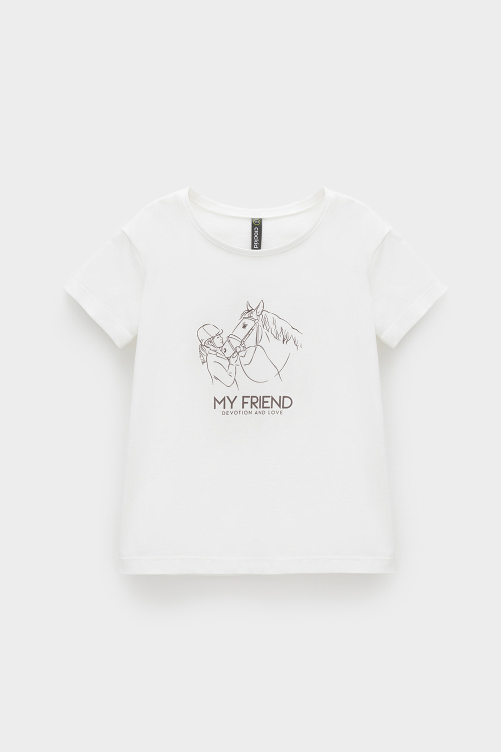 Футболка для девочки, артикул: КР 302752-1, цвет: сахар