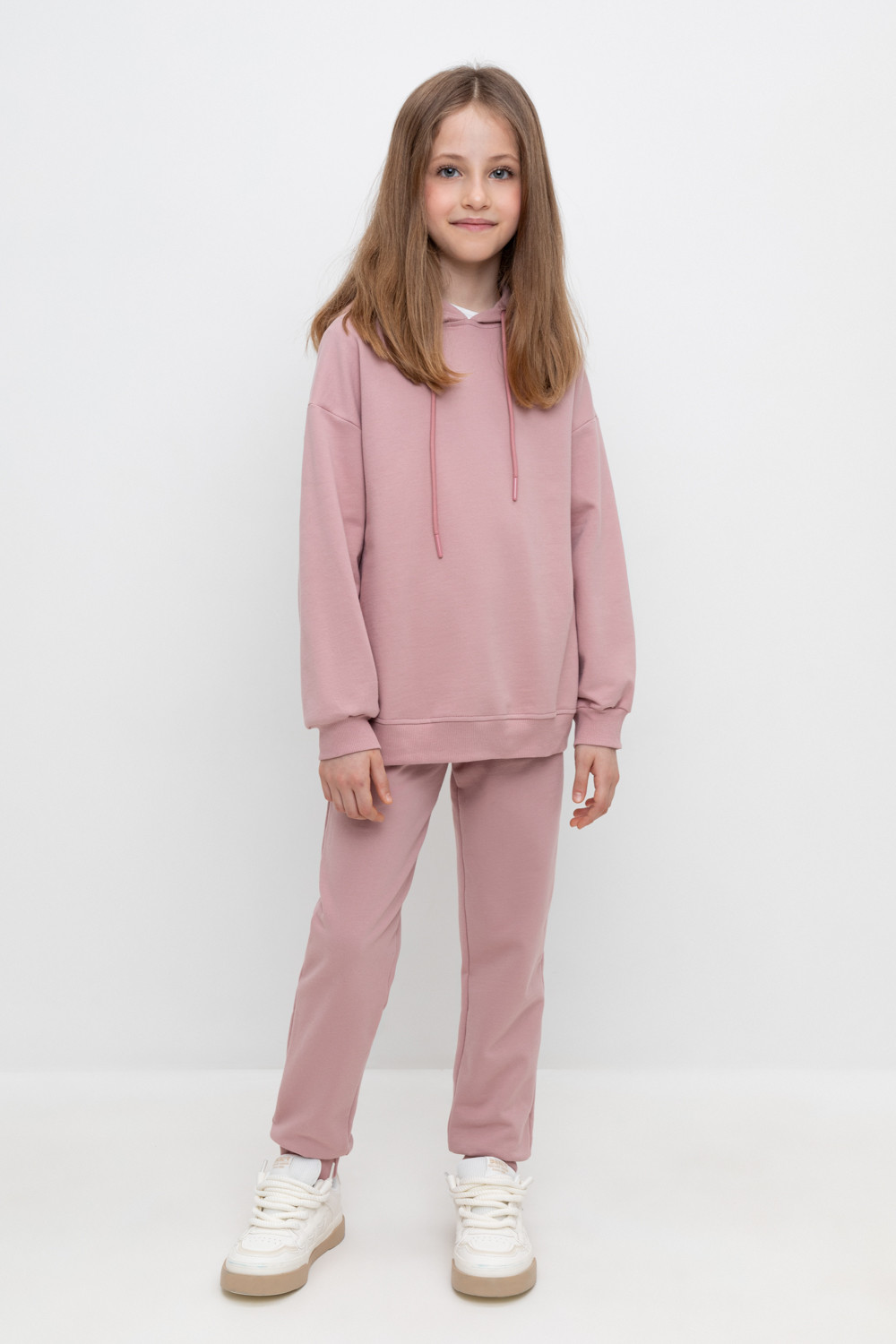 Брюки для девочки, артикул: КР 400731, цвет: розовый