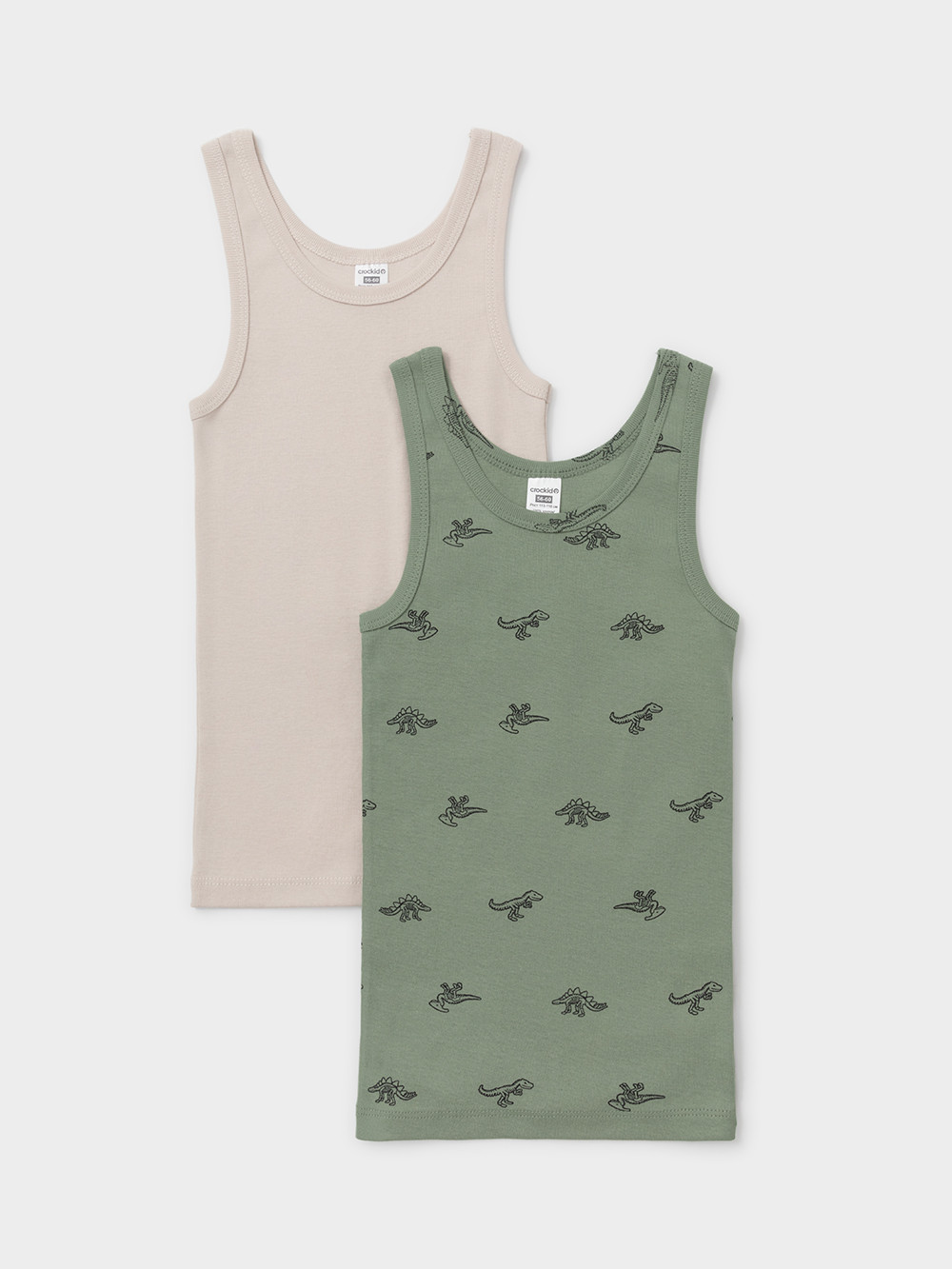 Майки для мальчика, артикул: МП 1182-2уп, цвет: хаки