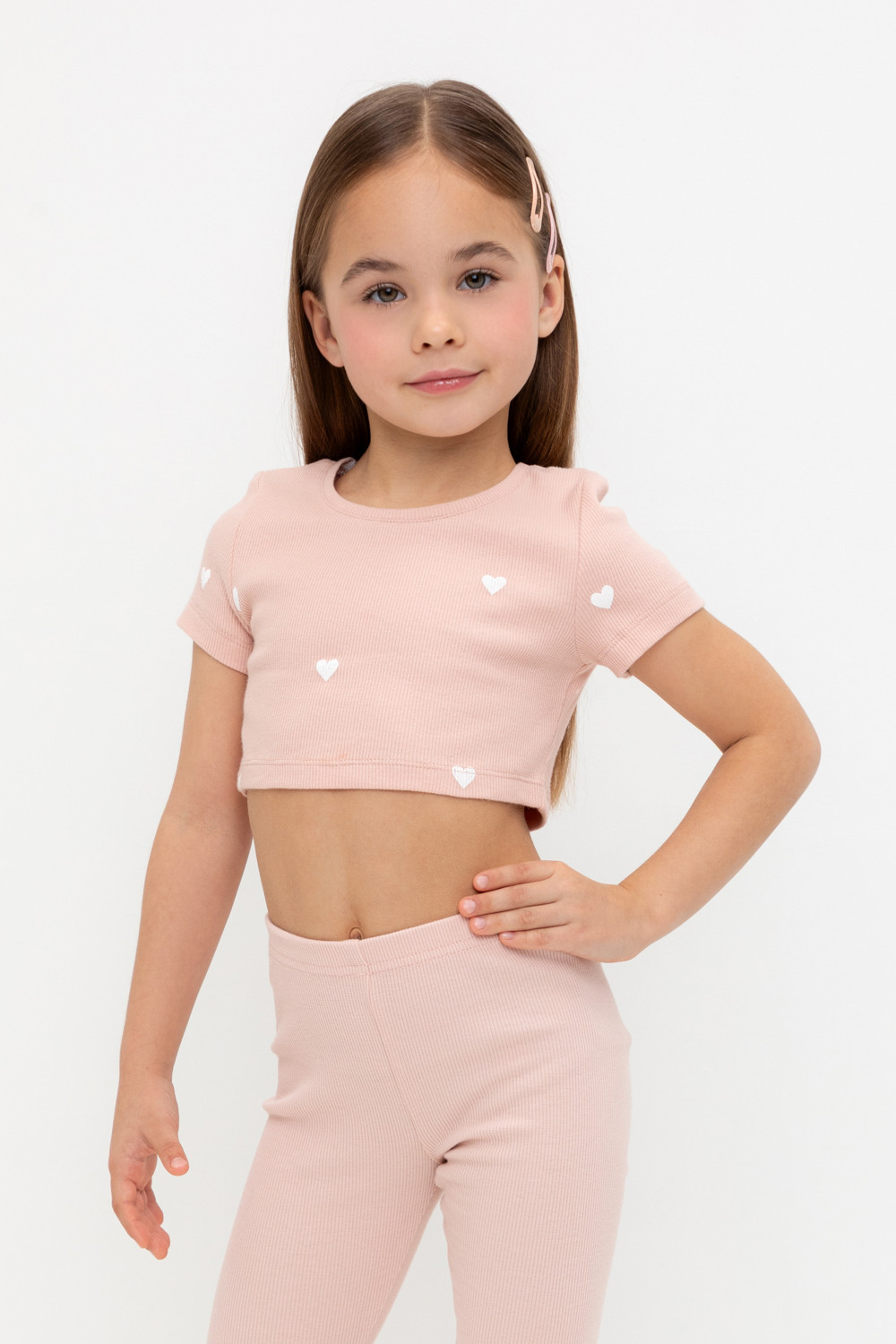 Футболка для девочки, артикул: КР 302727, цвет: розовый