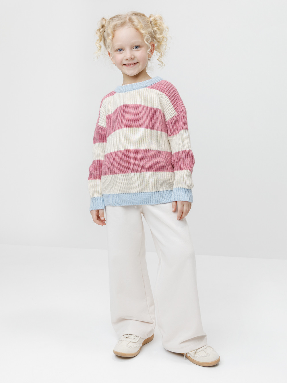 Джемпер для девочки, артикул: КВ 30174, цвет: сливки2