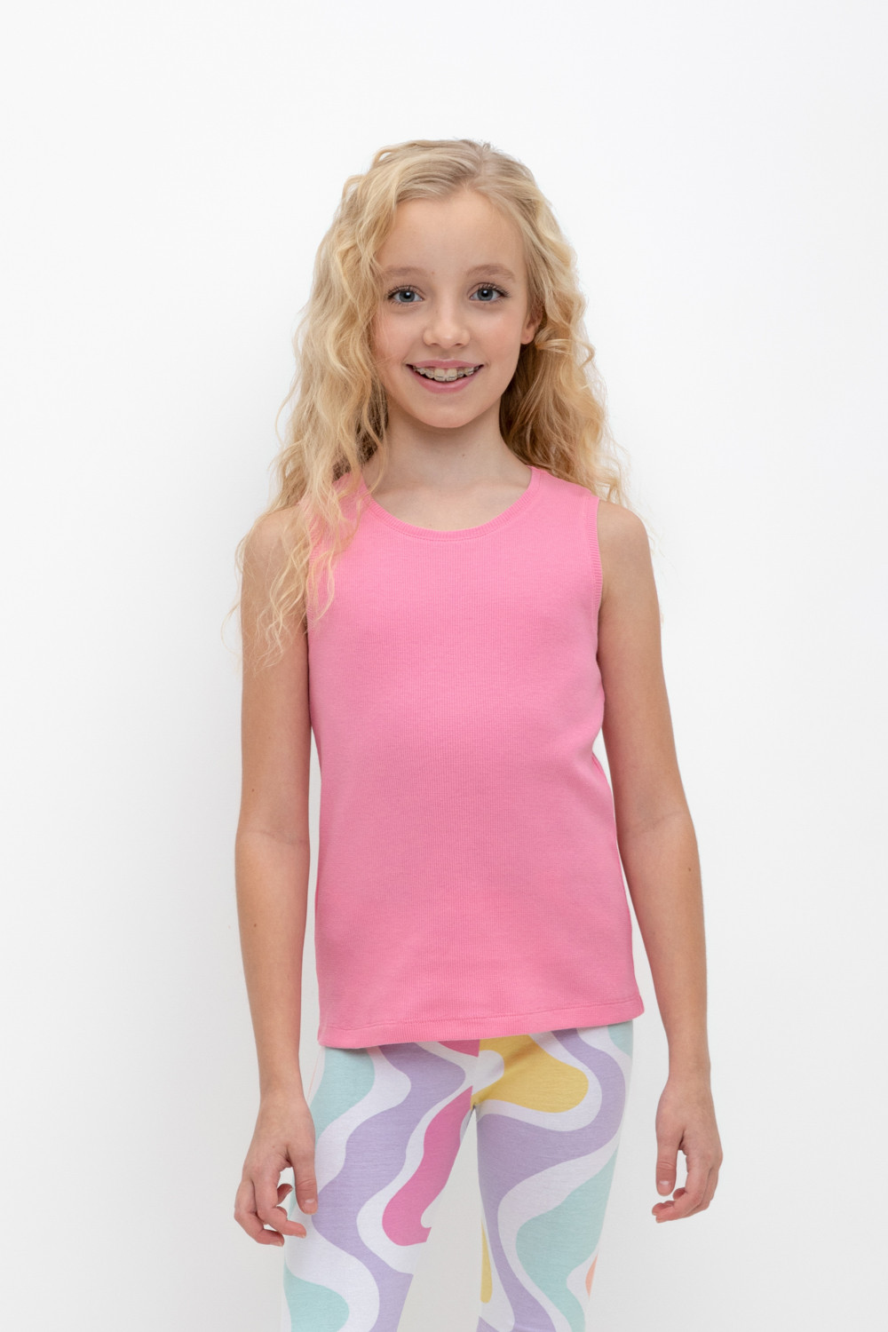 Футболка для девочки, артикул: КР 301698, цвет: ярко-розовый