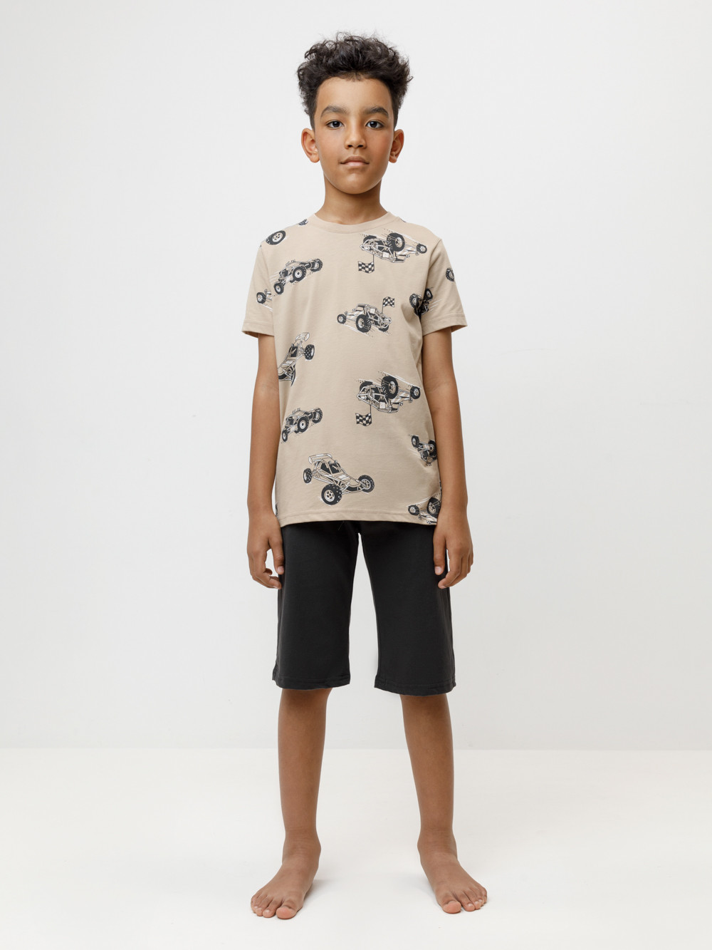 Пижама для мальчика, артикул: К 1614-1, цвет: бежевый