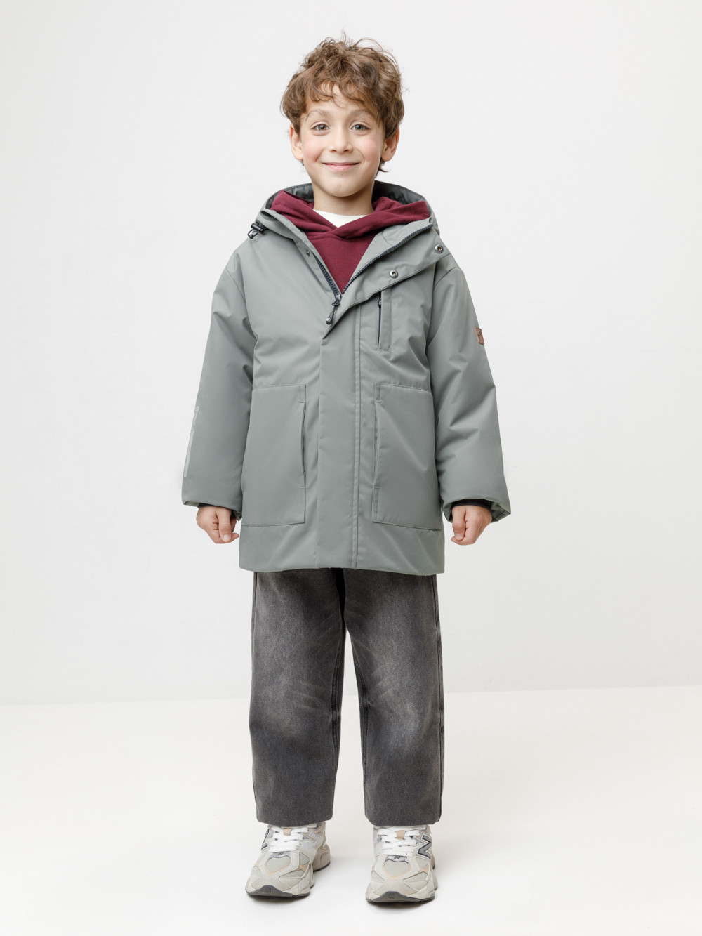 Куртки для мальчика, артикул: ВК 30165/1 ГР (98-128), цвет: хаки