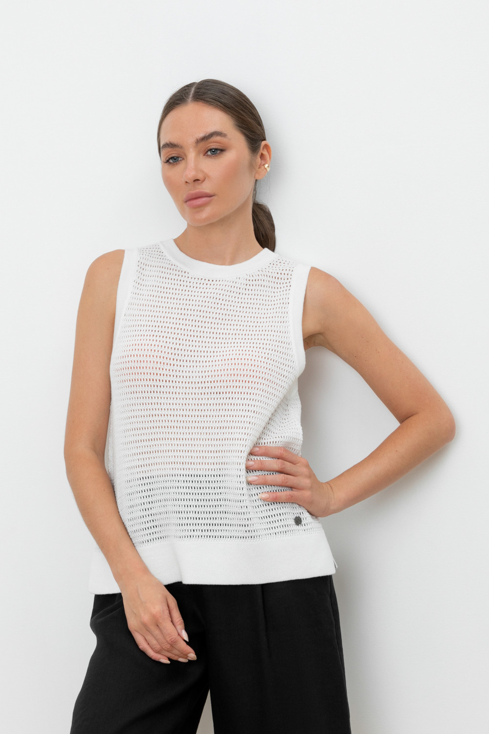 Майки женские для мам, артикул: ЕВ 30153, цвет: бежевый