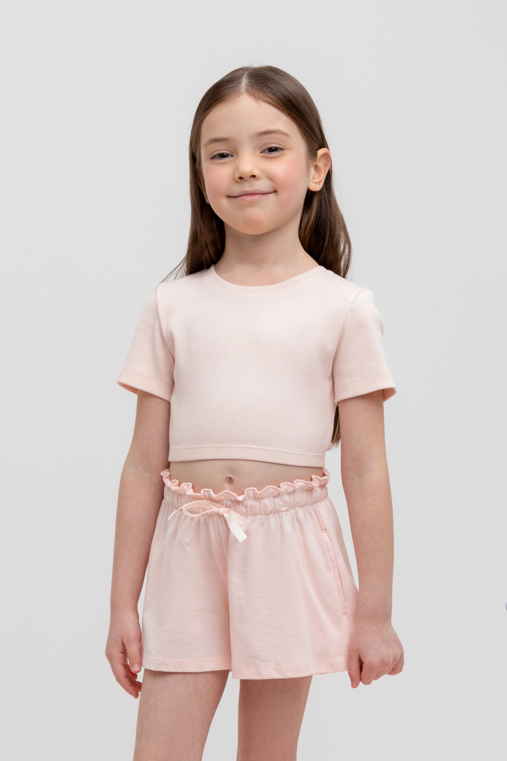 Футболка для девочки, артикул: КР 302460, цвет: светло-розовый