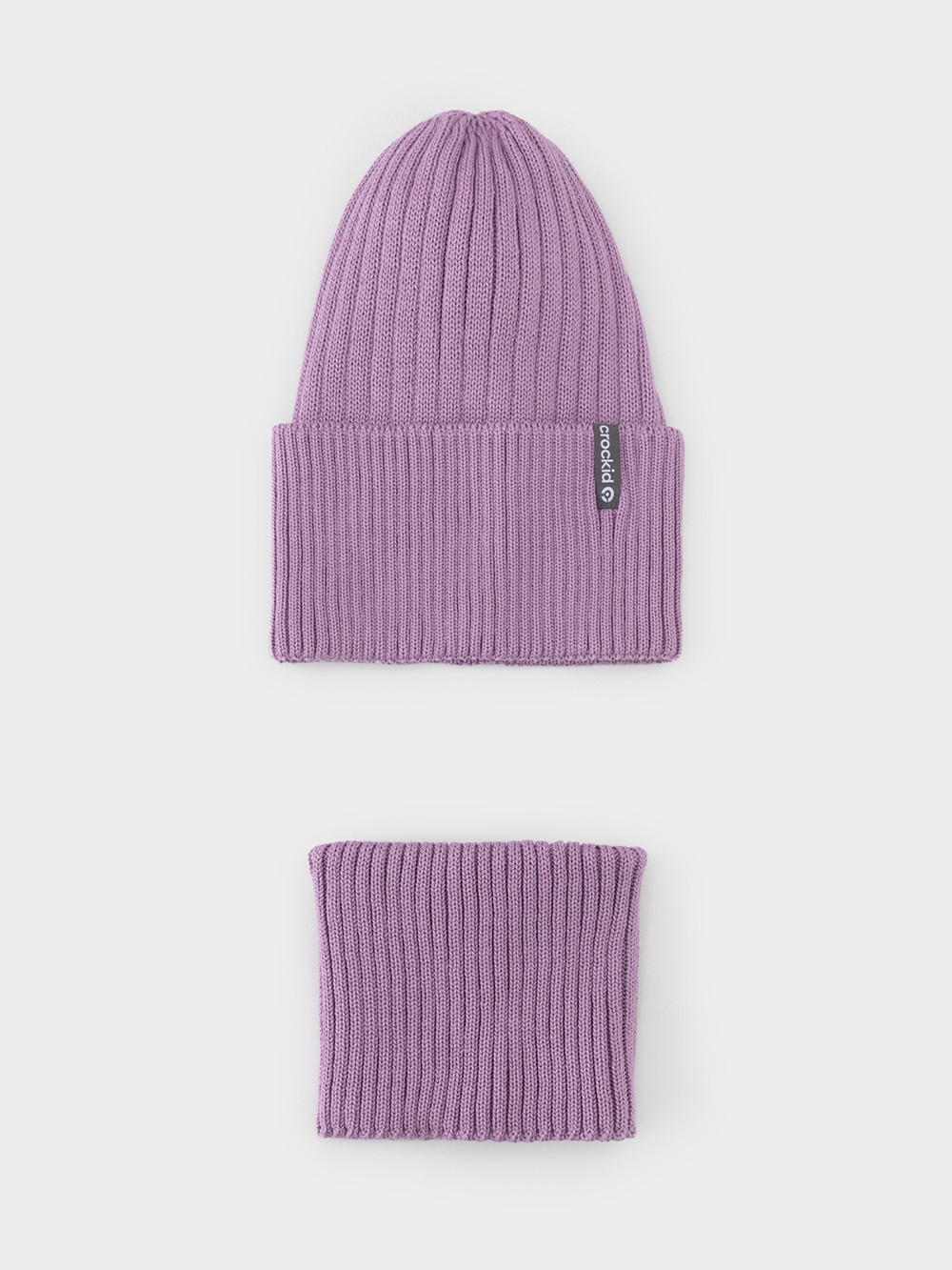 Комплект вязаный для девочки, артикул: КВ 22012/25, цвет: фиолетовый