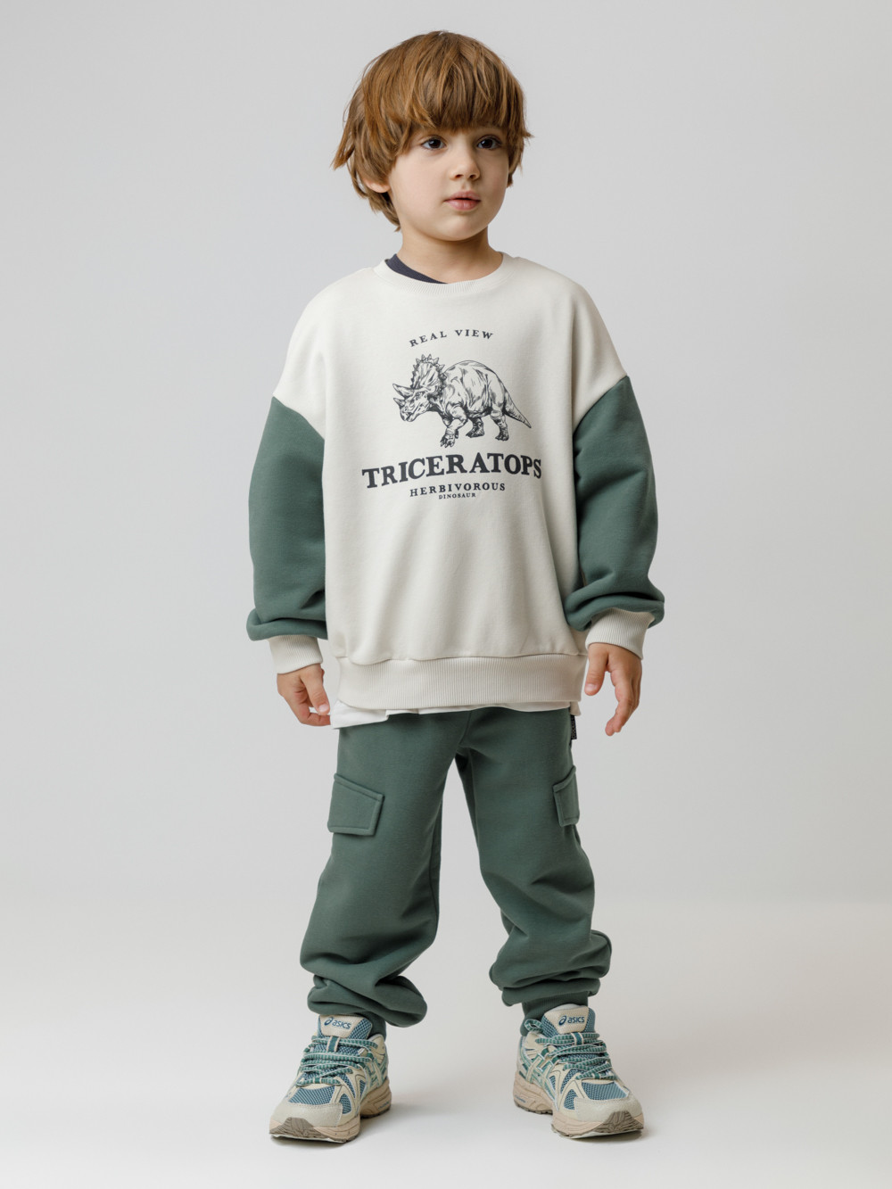 Брюки для мальчика, артикул: КР 400861, цвет: зеленый