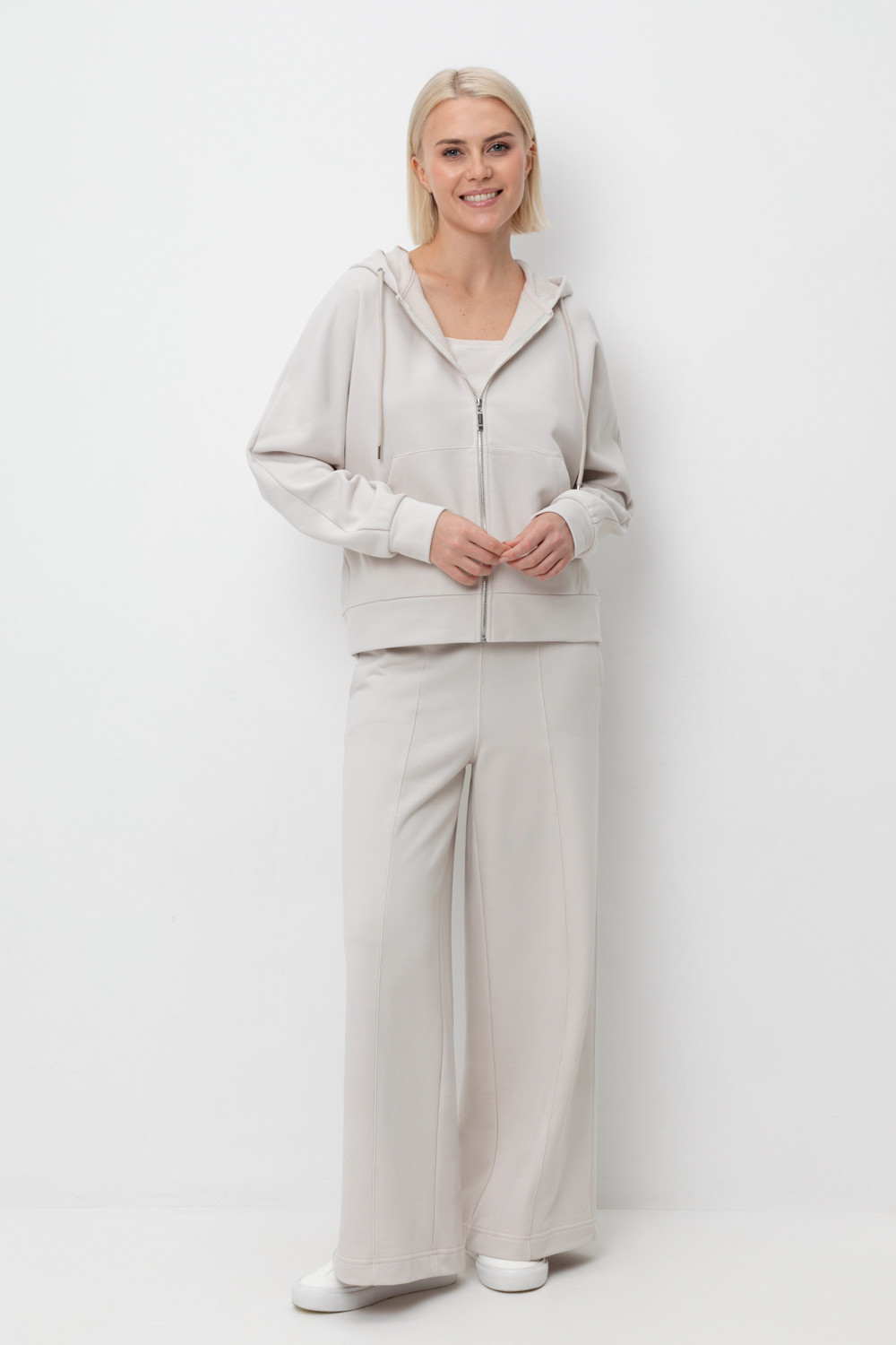 Брюки женские для мам, артикул: ЕВТ 4125/25, цвет: бежевый